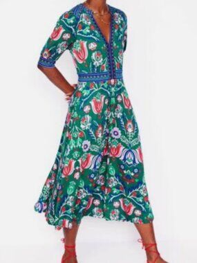 BODEN Lily Jersey Midi Dress -- Size 6P | NWT